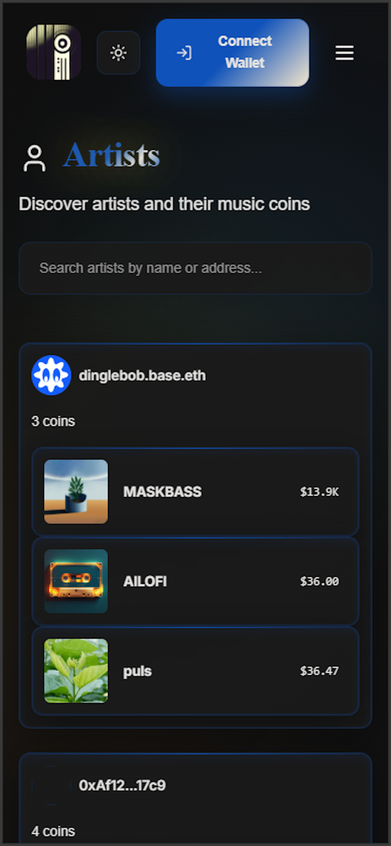 SongCast - Music Money - Farcaster Mini Apps screenshot